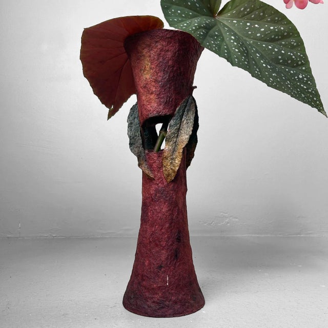 Vintage Sculptural Vase, 1970s For Sale - Image 15 of 16