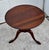 Brown WIlliamsburg Galleries Mahogany Table Vintage Petite Queen Anne Pie Crust Round For Sale - Image 8 of 13