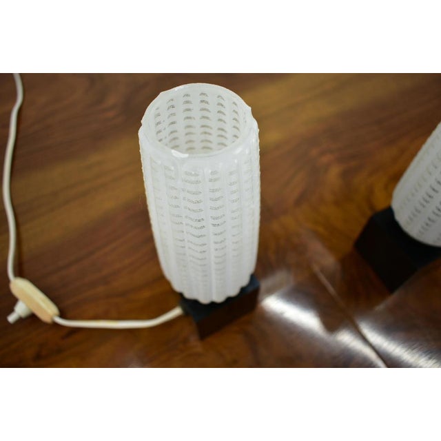 Glass Mid-Century Table Lamps, 1960s, Set of 2 For Sale - Image 7 of 17