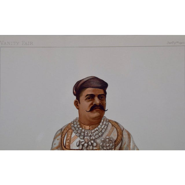 Prince of India: A Colored Vanity Fair Caricature of the "Gaekwar of Baroda", 1901 For Sale - Image 4 of 8