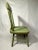Wood Americana Folk Art Small Green Fiddleback Solid Wood Chair For Sale - Image 7 of 10