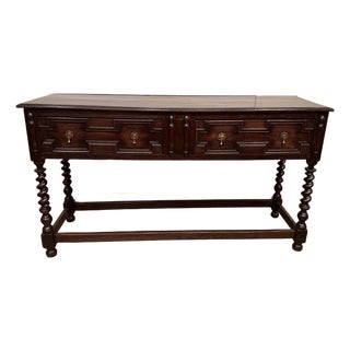 Vintage Jacobean Dresser Base For Sale