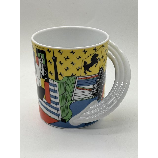 Rosenthal No. 12 Stuttgart B. Brenner Cupola City Cup Collection Series Cup by Tasse Bellini for Rosenthal Studio Line, 1990s For Sale - Image 4 of 4