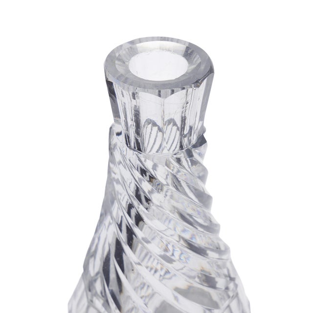 Glass English Georgian Cut Glass Mallet Decanter, C. 1810 For Sale - Image 7 of 11