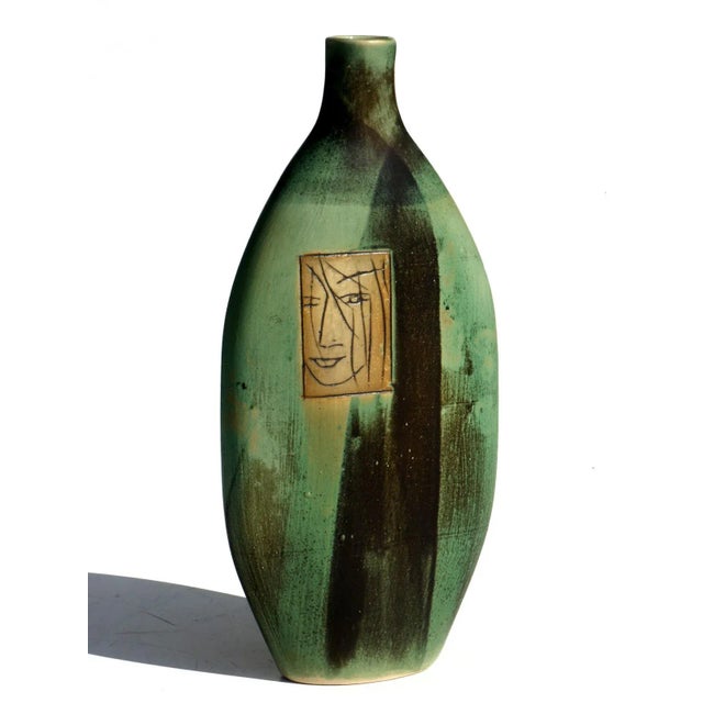 This vase comes from the studio of Pirjo Nylander in Helsinki, Finland. Signed by Maker,This piece has an attribution...