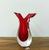 Italian Vintage Murano Style Italian Glass Vase For Sale - Image 3 of 7