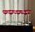 Glass Ruby Cut-to-Clear Crystal Cordial Glasses attributed to Val Saint Lambert, 1950, Set of 8 For Sale - Image 7 of 18