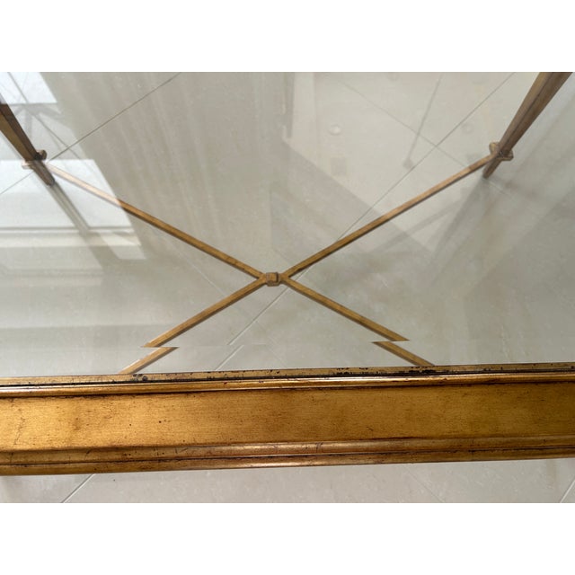 Scully & Scully Bristol Rectangular Coffee Table, Gold Leaf Finish For Sale In West Palm - Image 6 of 15