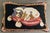Black Needlepoint Dog Pillow of King Charles Spaniels For Sale - Image 8 of 10