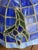 Large Pendant Light in Colored Stained Glass, 1960s For Sale - Image 16 of 18