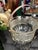 Transparent Vintage Detailed Glass Champagne Bucket/ Ice Bucket With Silver Tongs For Sale - Image 8 of 8