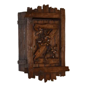 19th Century Black Forest Hanging Wall Box