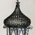 Early 1900s Italian Wrought Iron + Glass Lantern Pendant For Sale - Image 4 of 8