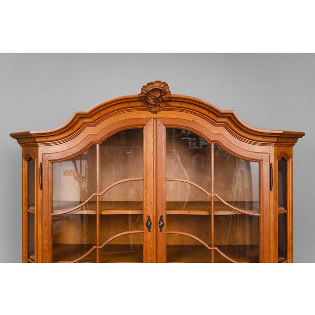 Vintage Display Cabinet in Oak and Solid Wood For Sale - Image 9 of 18