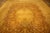 Textile 1890s Antique Gold Open Field Medallion Knotted Wool Indian Agra Decorative Rug For Sale - Image 7 of 9