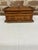 Brown Antique Early 20th Century Layered Tramp Art Folk Art Box With Floral Liner For Sale - Image 8 of 8