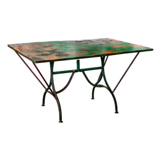 Vintage Garden Table, 1950s For Sale