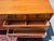 Vintage 1960s Henredon Heritage Brutalist Oak Wood 7-Drawer Dresser For Sale - Image 9 of 12