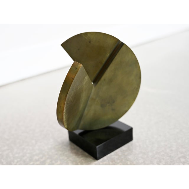 Vintage Brass Sculpture by Gordon Hammond Smith For Sale - Image 9 of 12