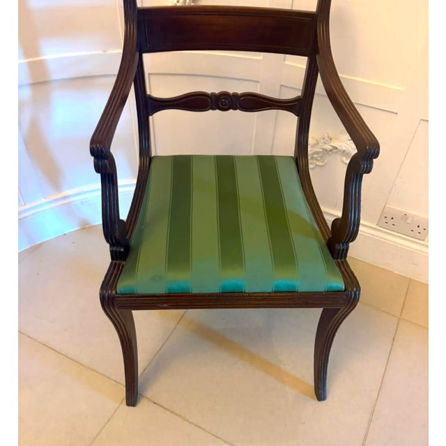 Antique Regency Mahogany Desk Chair, 1830s For Sale - Image 4 of 13