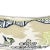 Thibaut Luzon in Navy on Beige With Lime Welt Lumbar Pillow Cover For Sale - Image 4 of 7