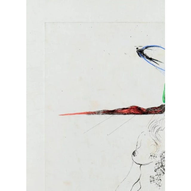 Salvador Dali, Femme à la fontaine, 1967, Etching For Sale - Image 4 of 8