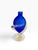 Postmodern 1980s Signed Marino Santi Murano Blue Glass Vase For Sale - Image 3 of 15