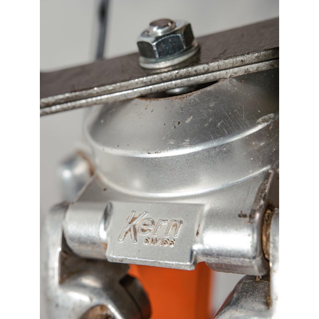 Orange Theater Spotlight Floor Lamp from ADB Belgium, 1960s For Sale - Image 9 of 14