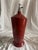 Vintage Postmodern Oxblood Ceramic Table Lamp For Sale - Image 4 of 8
