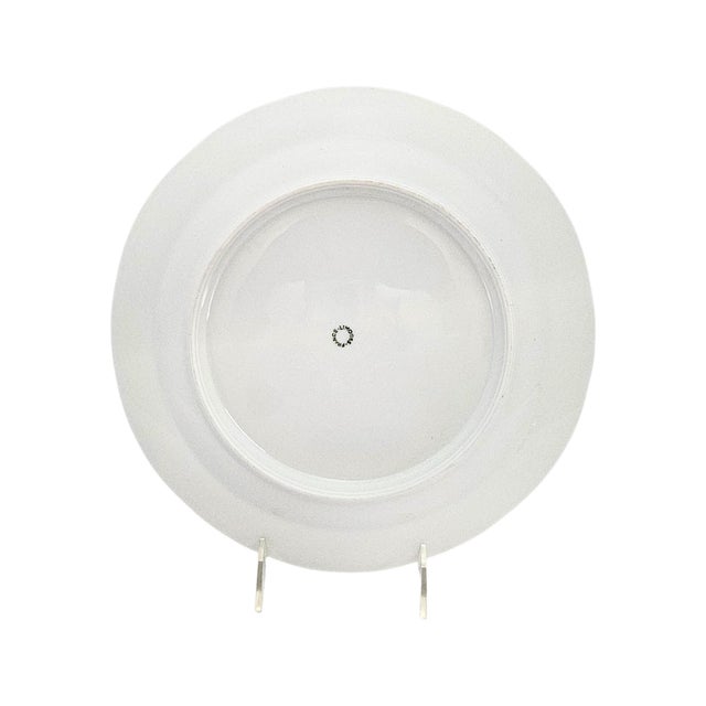 Ceramic Vintage French Limoges White Porcelain Louis XV Scalloped Plates, Set of 2 For Sale - Image 7 of 9