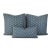 Brunschwig & Fils Brunschwig & Fils Lattice Figured Texture in Canton Blue Pillow Cover - Blue and White Lattice Pattern Cushion Case For Sale - Image 4 of 6