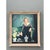 Mid-Century Modern Vintage Portrait Painting on Canvas For Sale - Image 3 of 12