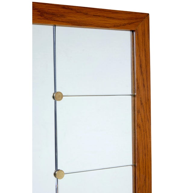 Mid-Century Modern Mid-Century Swedish Wall Mirror from G&T, 1950 For Sale - Image 3 of 6