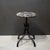Early 20th Century Depression Era Cast Iron Swivel Factory Stool c.1930 For Sale - Image 5 of 9