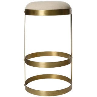 NOIR Dior Bar Stool, Antique Brass