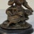 19th Century Petite Spelter Statues - Bookends - a Pair For Sale - Image 12 of 12
