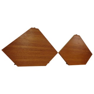 Swedish Teak Corner Shelf by Kajsa and Nils Nisse Strinning for String, 1950s For Sale