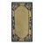 1900s Classic Beige Solid Field Chinese Motifs Antique Peking Small Wool Rug For Sale