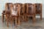 Brutalist French Brutalist Elm & Leather Chairs by Roland Haeusler, 1980s, Set of 8 For Sale - Image 3 of 18