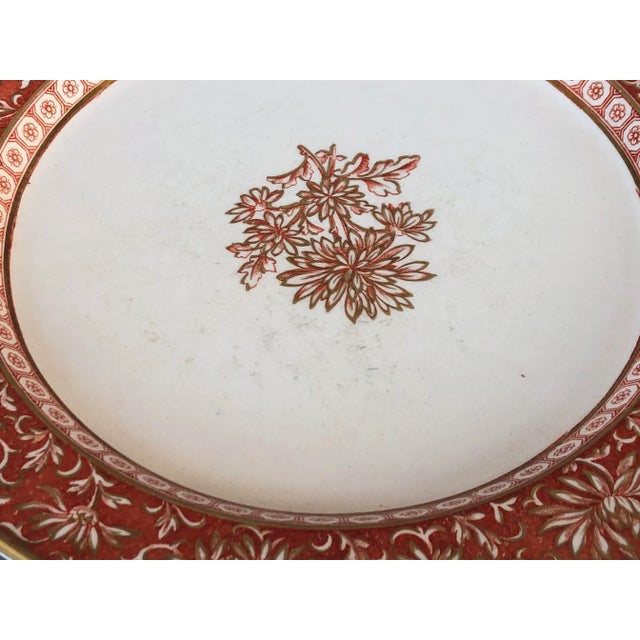 Antique Minton China Hexagonal Decorative Plate For Sale - Image 12 of 13