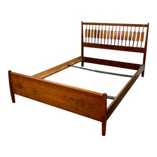 Kipp Stewart and Stewart Macdougall for Drexel Declaration Full Size Headboard and Bed Frame For Sale