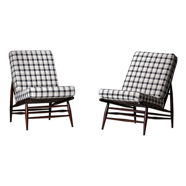 Set of Mid-Century Lounge Chairs, Italy, 1950s For Sale