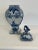 Traditional 19th Century Delft Lidded Blue & White Vase For Sale - Image 3 of 11