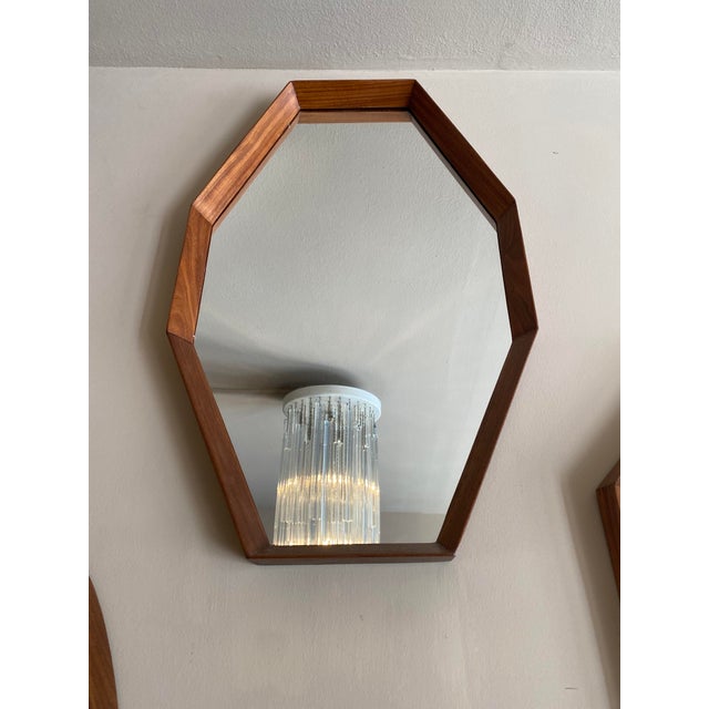 1960s Vintage Wall Mirrors by Franco Campo & Carlo Graffi for Home Turin, 1960, Set of 6 For Sale - Image 5 of 9