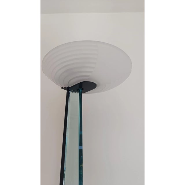 Postmodern Uplighter Floor Lamp attributed to Sothis, Italy, 1980s For Sale - Image 6 of 10