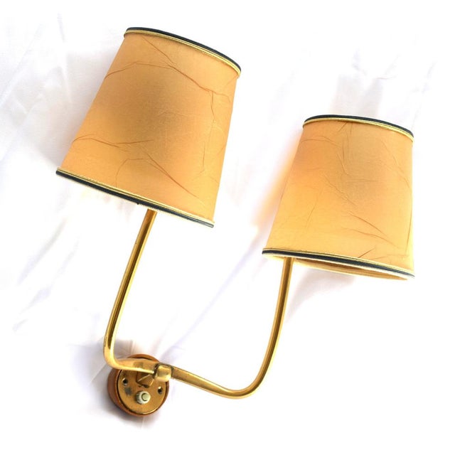 Gold Wall Lamp by J.T. Kalmar, 1930s For Sale - Image 8 of 10