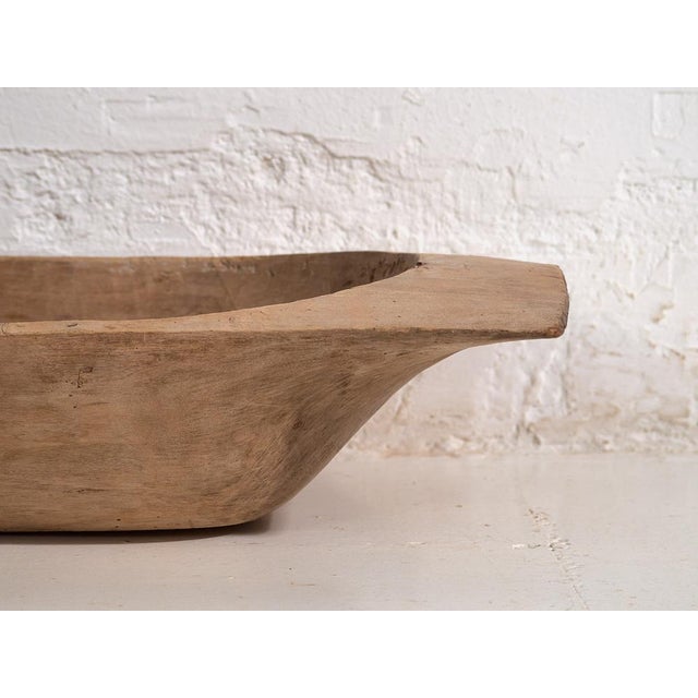 Small Antique Wooden Bowl For Sale - Image 6 of 8