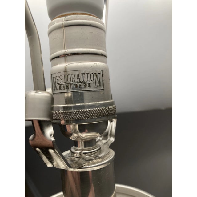 Restoration Hardware Crystal Ball Table Lamp For Sale In Chicago - Image 6 of 7