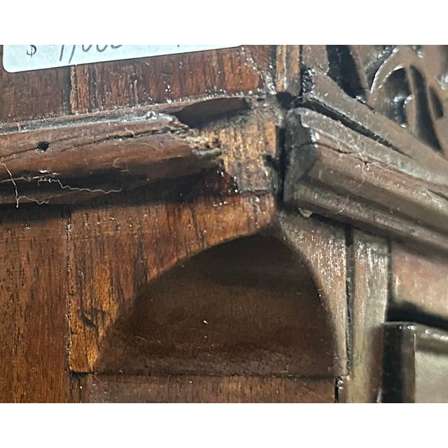 Wood 18th Century English 8-Drawer Chest on Chest For Sale - Image 7 of 8