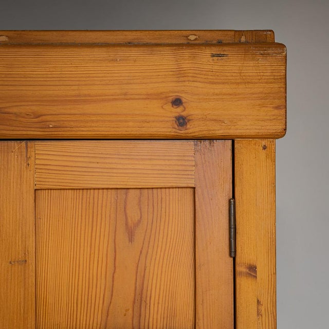 Art Nouveau Softwood Wardrobe, 1900s For Sale - Image 5 of 7